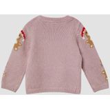 Gebreide Trui - Regular Fit - Zachte Katoenmix - Feestelijke Kerstmotieven