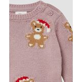 Gebreide Trui - Regular Fit - Zachte Katoenmix - Feestelijke Kerstmotieven