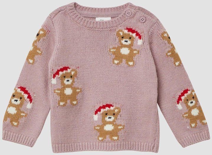 Gebreide Trui - Regular Fit - Zachte Katoenmix - Feestelijke Kerstmotieven