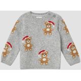 s.Oliver - Gebreide Trui - Regular Fit - Kerstmotieven