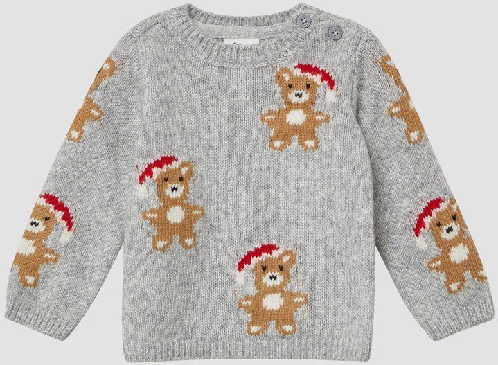 s.Oliver - Gebreide Trui - Regular Fit - Kerstmotieven