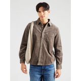 s.Oliver - Regular Fit - Overhemd - Groen - Lange Mouwen - Corduroy