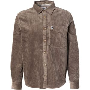 s.Oliver - Regular Fit - Overhemd - Groen - Lange Mouwen - Corduroy