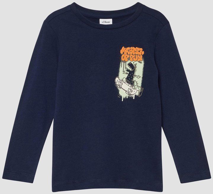 T-shirt - Lange Mouwen - Zacht Katoen - Normale Pasvorm