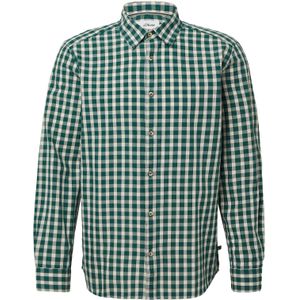 s.Oliver - Overhemd - Groen Ruitpatroon - Lange Mouwen