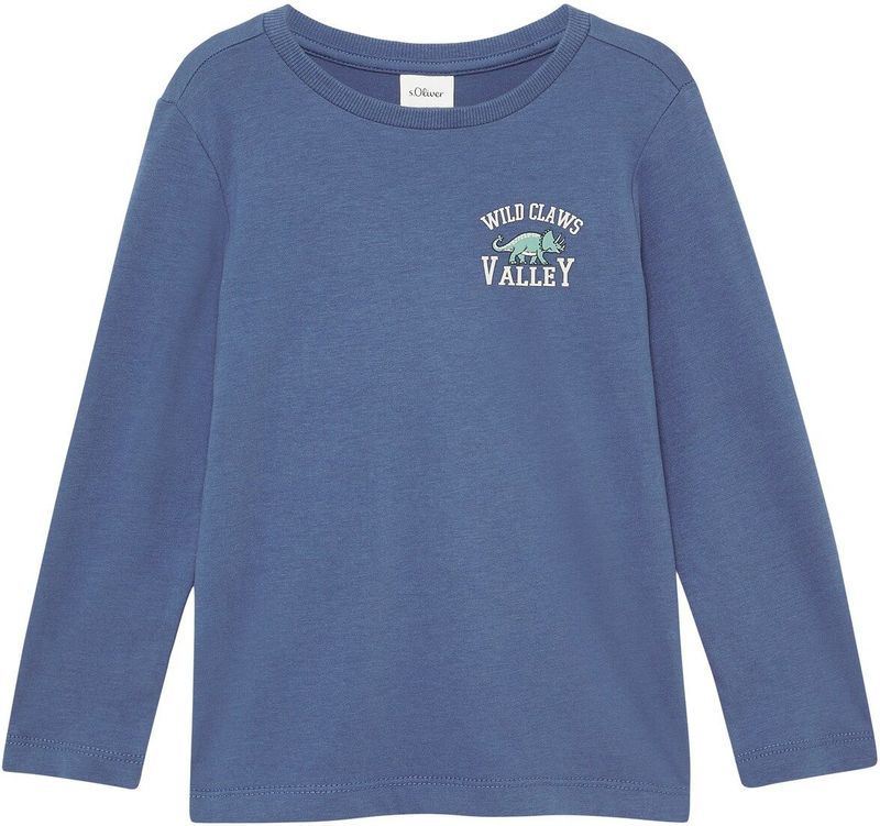 s.Oliver RED LABEL - Regular Fit - Shirt - Effen - Lange Mouwen - Puur Katoen