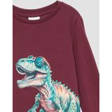 T-shirt - Lange Mouwen - Fotoprint met 3D-effect