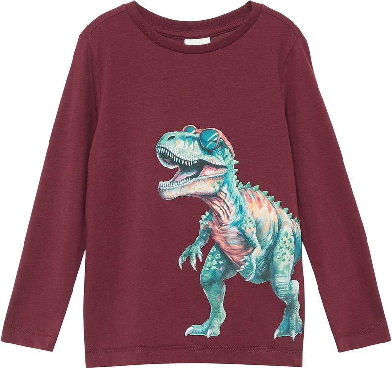 T-shirt - Lange Mouwen - Fotoprint met 3D-effect