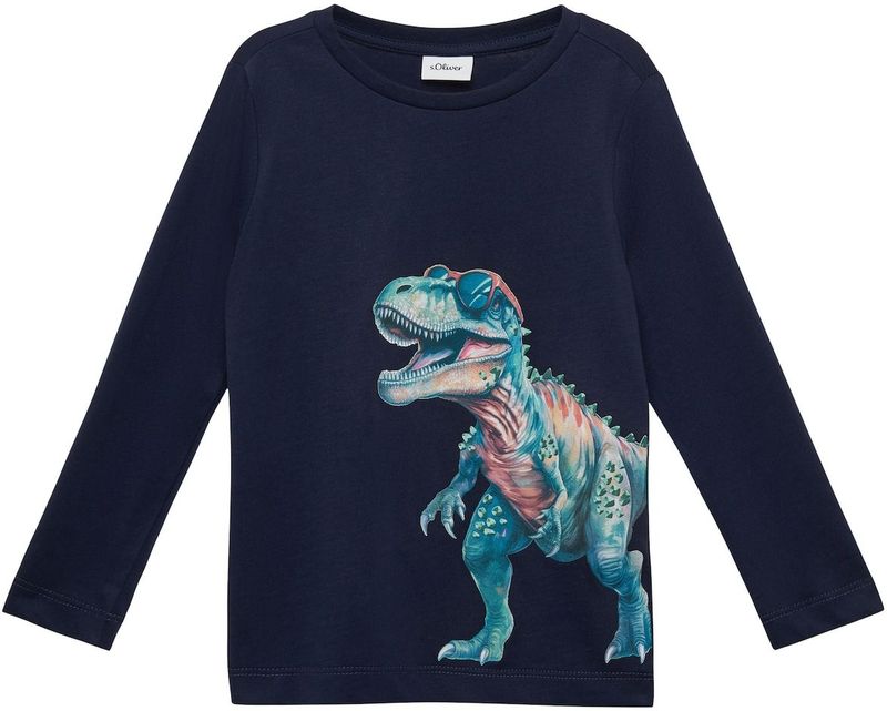 T-shirt - Lange Mouwen - Fotoprint met 3D-effect