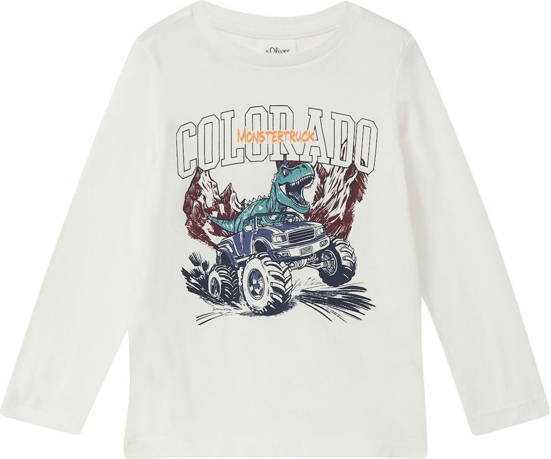 T-shirt - Lange Mouwen - Dinosaurusprint