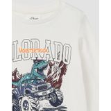 T-shirt - Lange Mouwen - Dinosaurusprint