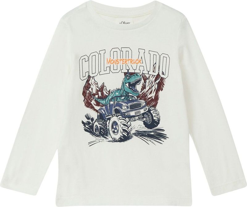 T-shirt - Lange Mouwen - Dinosaurusprint