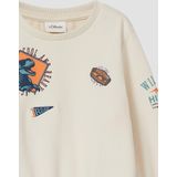 Sweatshirt - Zacht - Met 3D Prints en Borduursels