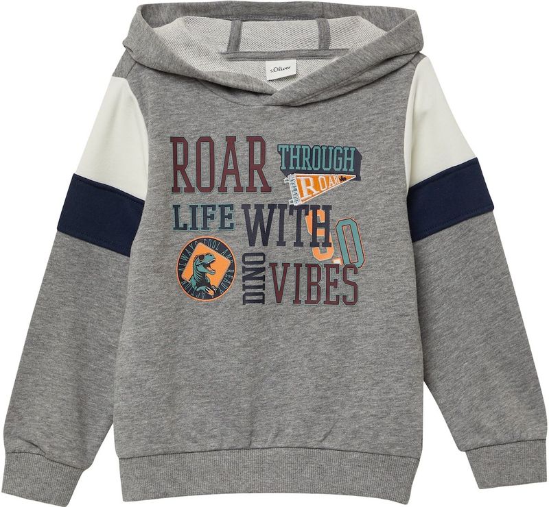 s.Oliver RED LABEL - Sweatshirt - Effen - Regular Fit - Katoenmix - Kinderen