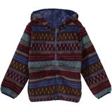 s.Oliver RED LABEL - Fleecejack - Regular Fit - Met Capuchon - All-over Motief