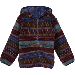 s.Oliver RED LABEL - Fleecejack - Regular Fit - Met Capuchon - All-over Motief