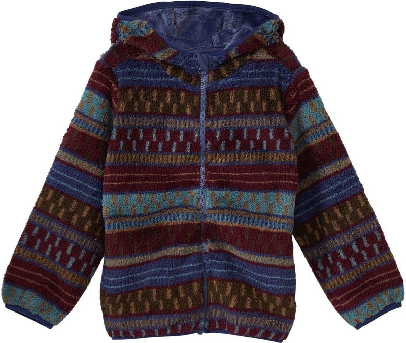 s.Oliver RED LABEL - Fleecejack - Regular Fit - Met Capuchon - All-over Motief