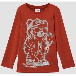 s.Oliver longsleeve donker oranje