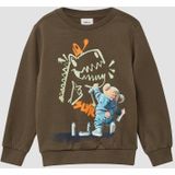 Sweatshirt - Zacht - Geborstelde Katoenmix - Normaal Model