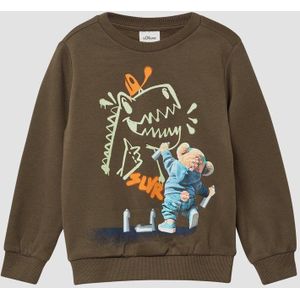 Sweatshirt - Zacht - Geborstelde Katoenmix - Normaal Model