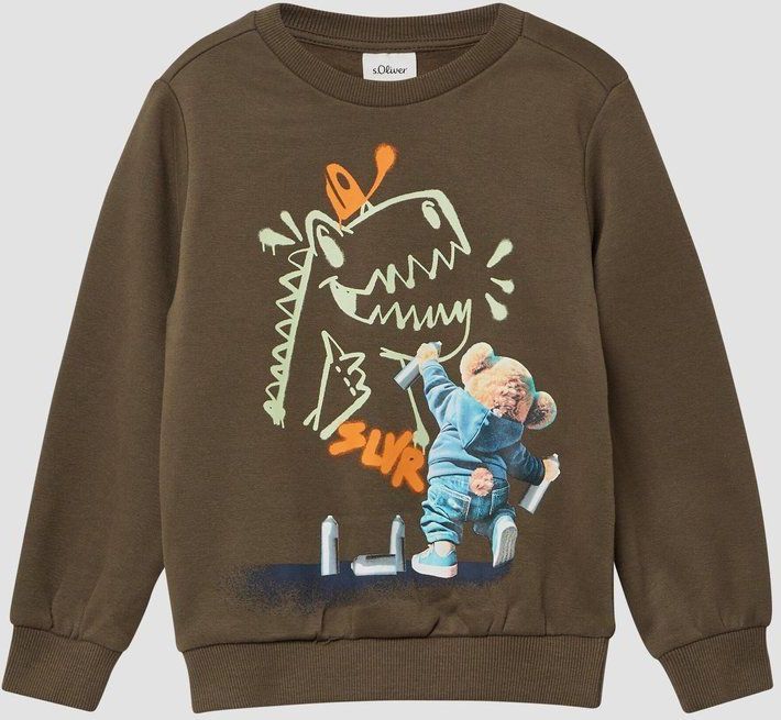 Sweatshirt - Zacht - Geborstelde Katoenmix - Normaal Model