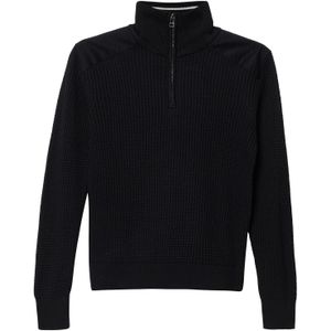 s.Oliver - Trui - Korte Rits - Lange Mouwen - Opstaande Kraag