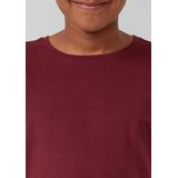 T-shirt - Katoen - Lange Mouwen - Normale Pasvorm - Geribde Ronde Hals