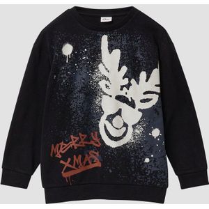 Sweatshirt - Kerstthema - Oversized Pasvorm - Zacht - Geborstelde Stof