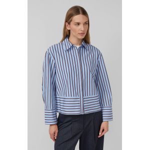 s.Oliver - Blouse - Lichtblauw - Klassieke Blouse - Lange Mouw