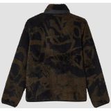 s.Oliver - Indoor-Jacke - Teddyjas - Zacht - Met All-over Print