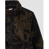 s.Oliver - Indoor-Jacke - Teddyjas - Zacht - Met All-over Print