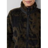 s.Oliver - Indoor-Jacke - Teddyjas - Zacht - Met All-over Print