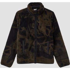 s.Oliver - Indoor-Jacke - Teddyjas - Zacht - Met All-over Print
