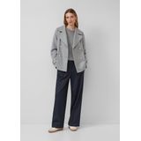 s.Oliver - Gebreide Trui - Grey Melange - Met Raglanmouwen