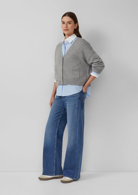 s.Oliver - Strickjacke - Oversized Vest - Zacht - Warm