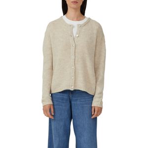 s.Oliver RED LABEL - Gebreid Jack - Regular Fit - Dames - Effen/Gestructureerd