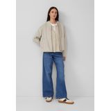 s.Oliver RED LABEL - Gebreid Jack - Regular Fit - Dames - Effen/Gestructureerd