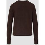 s.Oliver - Gebreid Vest - Donkerbruin