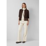 s.Oliver - Gebreid Vest - Donkerbruin