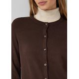 s.Oliver - Gebreid Vest - Donkerbruin