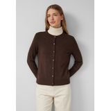 s.Oliver - Gebreid Vest - Donkerbruin