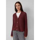 Vest - V-hals - Zacht - Stretchy Katoenmix - Grof Gebreid Patroon