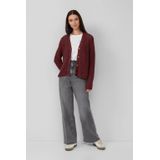 Vest - V-hals - Zacht - Stretchy Katoenmix - Grof Gebreid Patroon