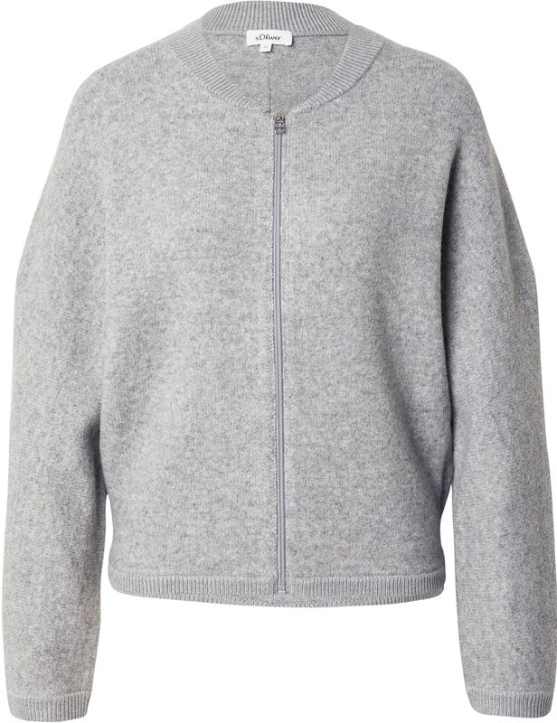 s.Oliver - Gebreid Vest - Grijs - Knitwear
