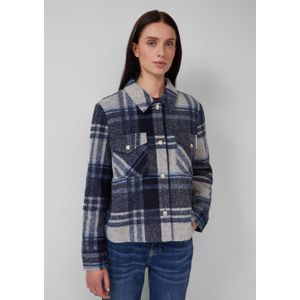 s.Oliver - Wollen Shacket - Blauw