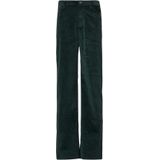 s.Oliver - Ribbroek - Katoenmix - Mid-rise - Normale Pasvorm - Rechte Pijpen