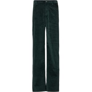 s.Oliver - Ribbroek - Katoenmix - Mid-rise - Normale Pasvorm - Rechte Pijpen