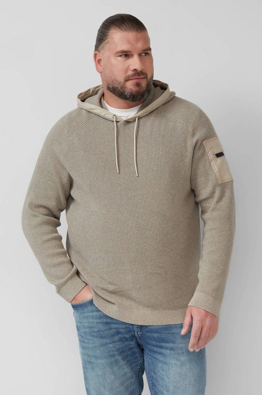 s.Oliver Big Size - Gebreide Trui - Beige