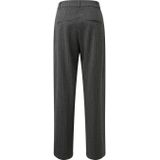 s.Oliver BLACK LABEL - Comfort Fit Broek - Gemêleerd - Interlock-Jersey - Wijde Pijpen