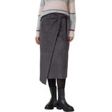 Rok - Imitatiesuède - Midirok - Hoog Uitgesneden Pasvorm